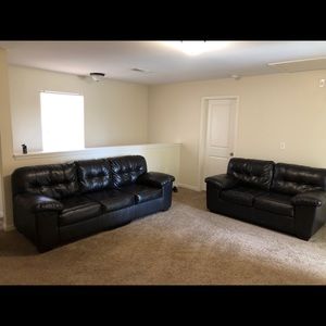 Ashley Furniture Love Seat & Full Size Couch
